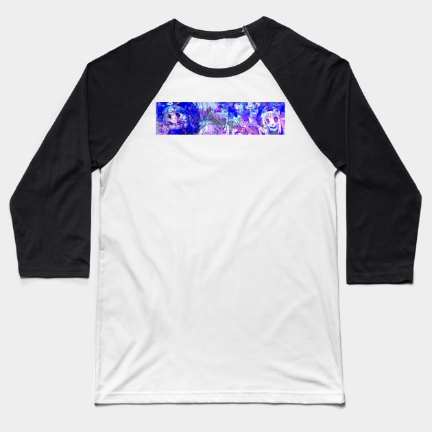 DIGITAL☆GLITCH Baseball T-Shirt by PC98